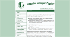 Desktop Screenshot of linguistic-typology.org